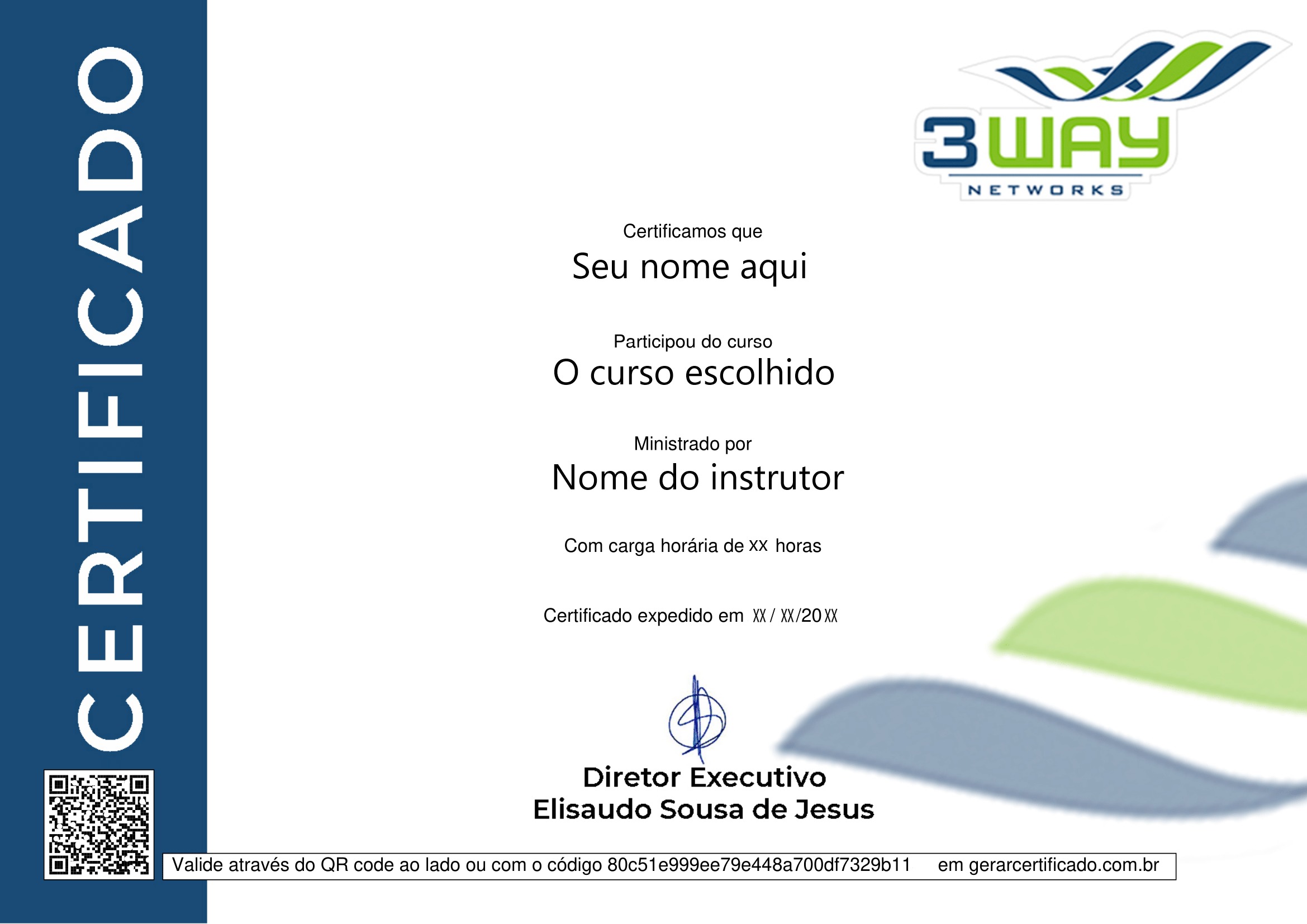 Certificado de Conclusão 3way